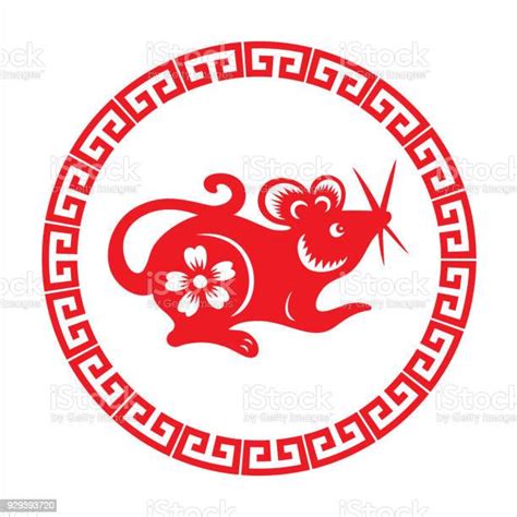 Rat Zodiac Sign Stock Illustration Download Image Now Year Of The