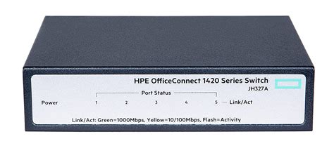 Buy Hpe Officeconnect 1420 5 Port Gigabit Ethernet Unmanaged Switch 5 X