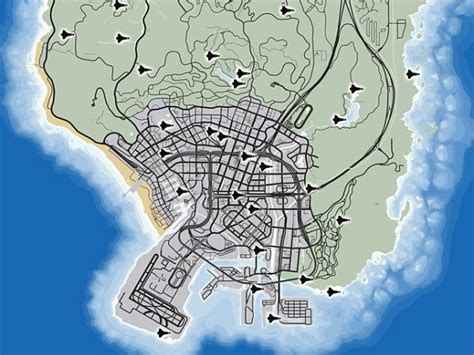 Gta V Conhe A O Mapa E Onde Pegar Os Itens Colet Veis Ligadosgames