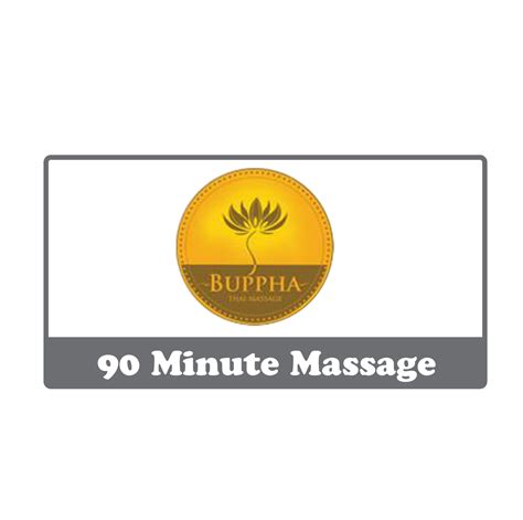 90 Minute Massage T Card Buppha