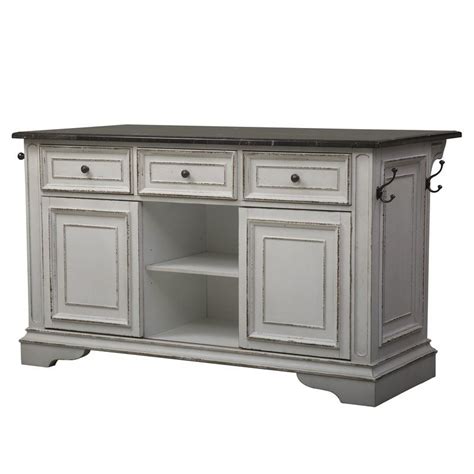 Maybe you would like to learn more about one of these? Tiphaine Kitchen Island with Granite Top | Kitchen island ...