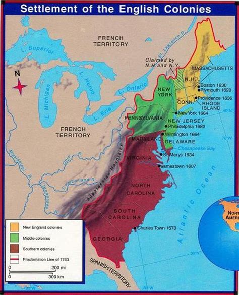 Geography And Economy The 13 Colonies