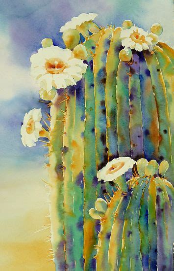 Queen Of The Desert Cactus Art Cactus Paintings Succulent Art