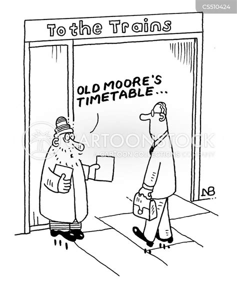 Train Timetable Cartoons And Comics Funny Pictures From Cartoonstock