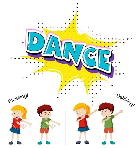 Children With Different Dance Move 299245 Vector Art At Vecteezy