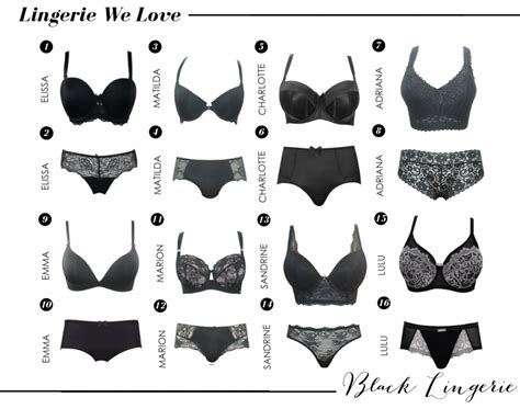 Lingerie We Love Black Lingerie Blog