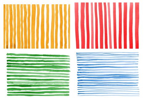 4 Watercolor Stripes Background (JPG) | OnlyGFX.com