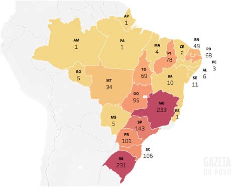 Municípios com menos de mil habitantes no Brasil Infográficos Gazeta do Povo Infografico