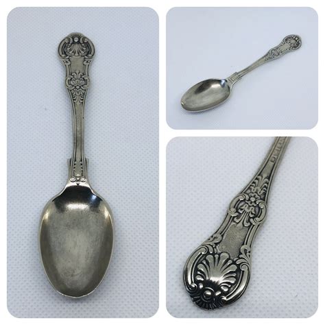 Antique Or Vintage Silver Plated Decorative Tea Spoon Silver Etsy Uk