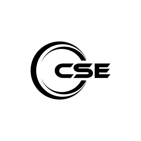 Cse Letter Logo Design In Illustration Vector Logo Calligraphy