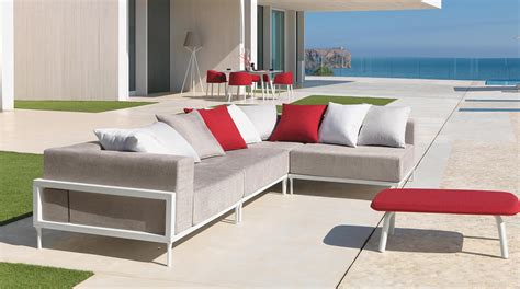 Zapropos Aluminum Modular Sofa Couture Outdoor