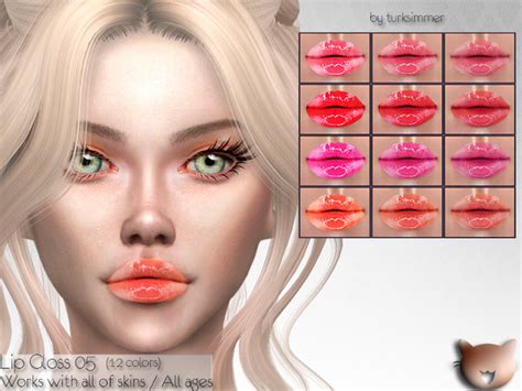 Lip Gloss 05 By Turksimmer At Tsr Sims 4 Updates