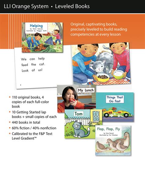 To see individual titles organized according to fountas and pinnell, click on 'book detail list,' which provides book covers and additional information. Fountas & Pinnell Leveled Literacy Intervention (LLI ...