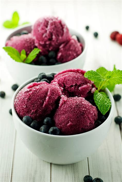 Blueberry Mint Sorbet Giveaway A Simple Pantry