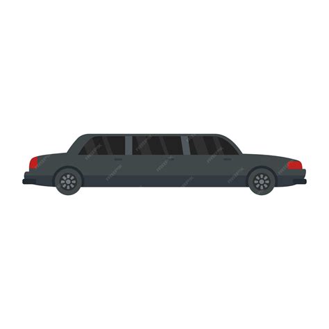 Premium Vector Retro Limousine Icon Flat Illustration Of Retro