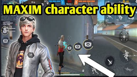 Ff Reward Maxim Character Free Fire Maxim Character Ability Maxim