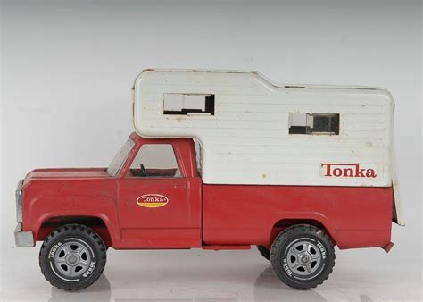 Vintage Toy Tonka Camper Pickup Truck Pickup Trucks Tonka Vintage Toys