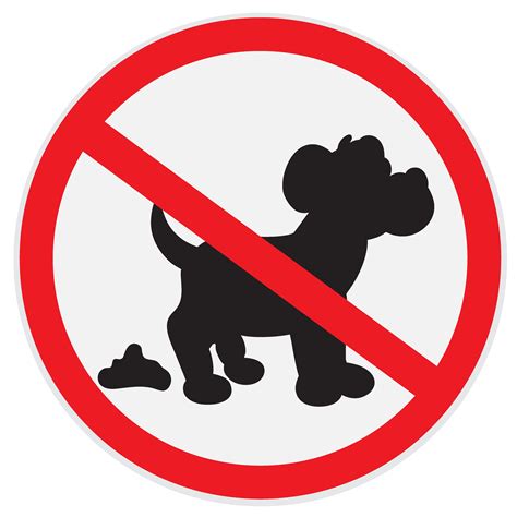 No Dog Poop Sign ~ Illustrations ~ Creative Market
