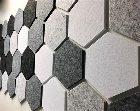 Acoustic Felt Hexagon Pin Board Heat Mat Trivet Coaster Wall Etsy