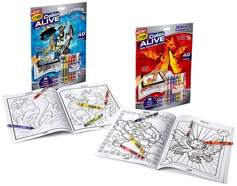 Crayola Color Alive Action Coloring Pages Combo Set Skylanders And