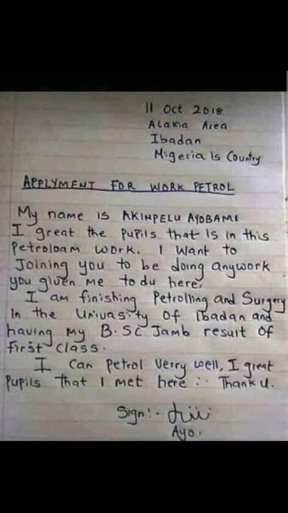 At this stage just jot down. Take A Look At This Hilarious Letter Written To Apply To A ...