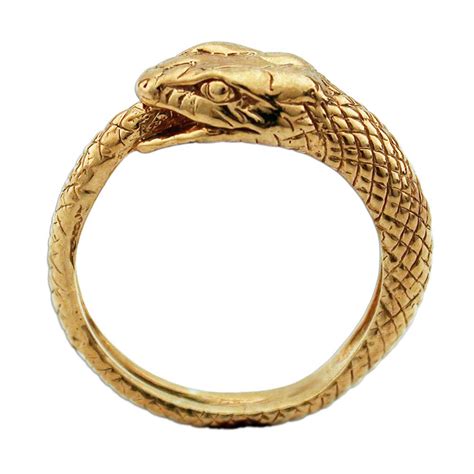 Gold Ouroboros Ring Bjs Inc
