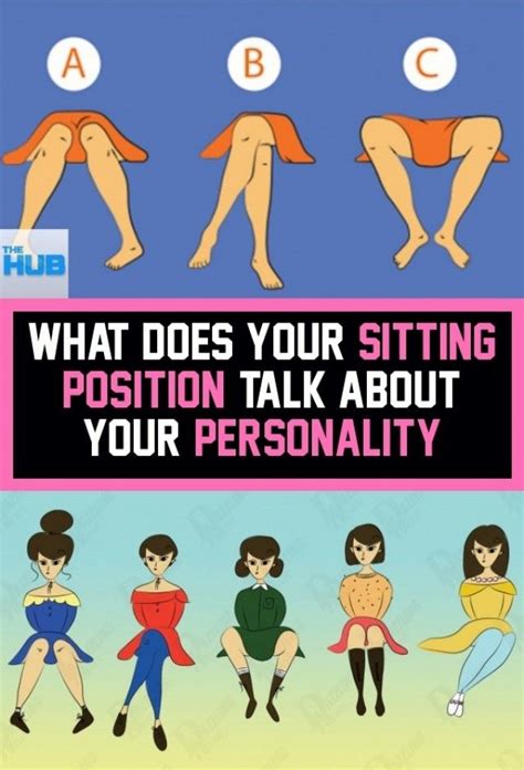 Where Does Your Seat Discuss Your Personality Sitting Positions Positivity Personality