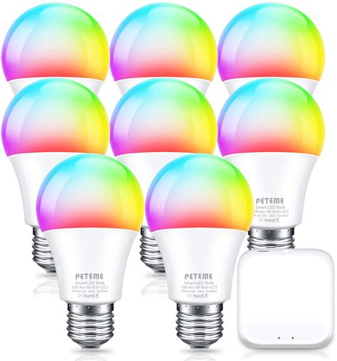 Dedang Smart Wifi Alexa Light Bulb Peteme Led Rgb Color Changing Bulbs