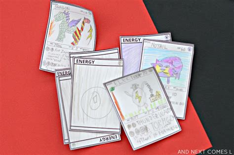 The simple lines, small scale, and emphasis on one character per card makes this a very. DIY Pokemon Cards {Free Printable Template} | And Next Comes L