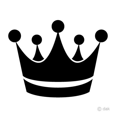 King Crown Silhouette Clipart Free Png Image｜illustoon