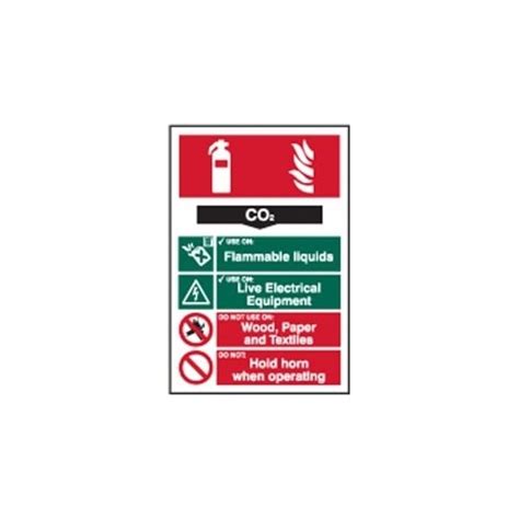 Co2 Fire Extinguisher Sign