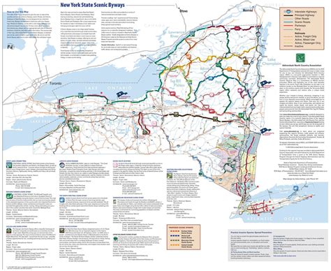 New Map Highlights States Scenic Byways The Adirondack Almanack