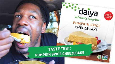 Taste Test Daiya Pumpkin Spice Cheezecake Vegan Chris C Snacks