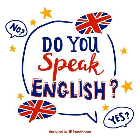 Do You Speak English Lettering Background Speaking English English