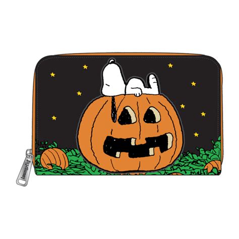 Peanuts Great Pumpkin Snoopy Doghouse Zip Purse Loungefly Ryft