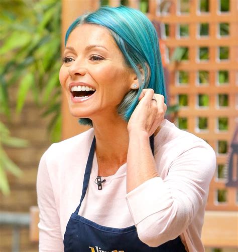 By jodie michalak hair stylist. Kelly Ripa Ditches Her Pink Hair, Dyes Tresses Bright Blue ...