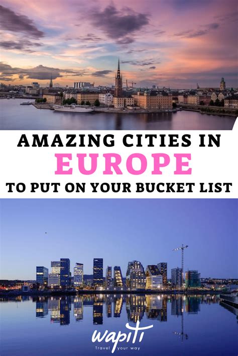 Prettiest European Cities Europe Bucket List Where To Go In Europe