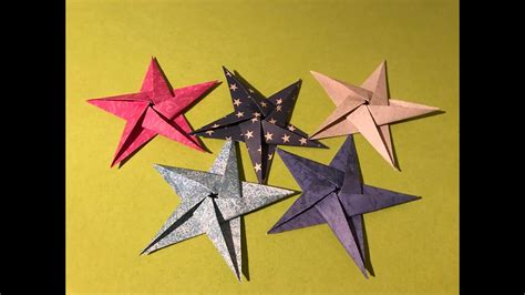 Große geschichten immer donnerstags am kiosk. Origami Stern falten - YouTube
