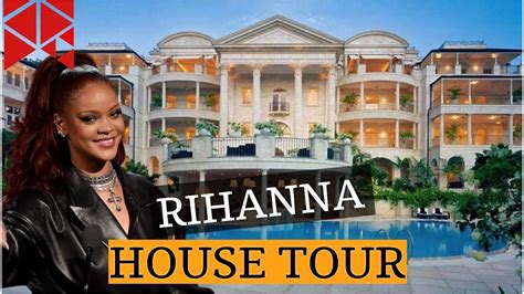 rihanna house tour 2020 22 million barbados nyc penthouse la mansion and more youtube