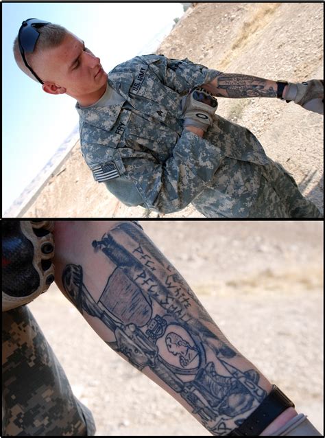Tattoos And The Army A Long And Colorful Tradition Article The