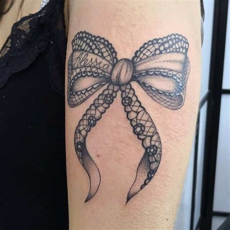 Details More Than 72 Lace Bow Tattoo Drawing Ineteachers