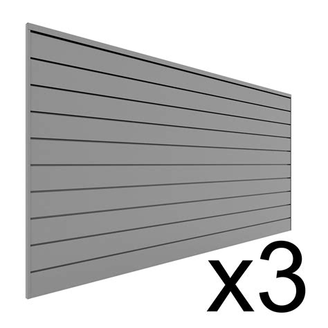 Buy Proslat Garage Storage Pvc Slatwall Panels 3 Packs Of 8 Ft X 4 Ft