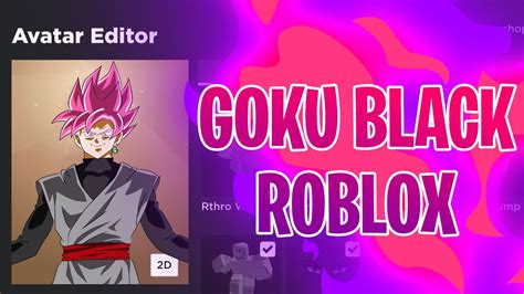 How To Make Goku Black In Roblox Roblox Dragon Ball Avatar Tutorial