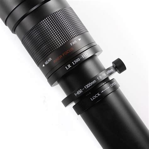 650 1300mm F8 16 Telephoto Zoom Lens For Canon Nikon Sony Pentaxt
