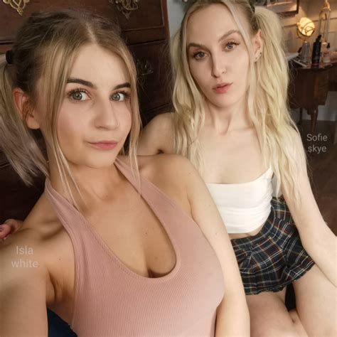 Tw Pornstars Islawhite Twitter Isla White And Sofie Skye Nude