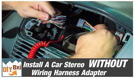 installing car stereo without wiring harness