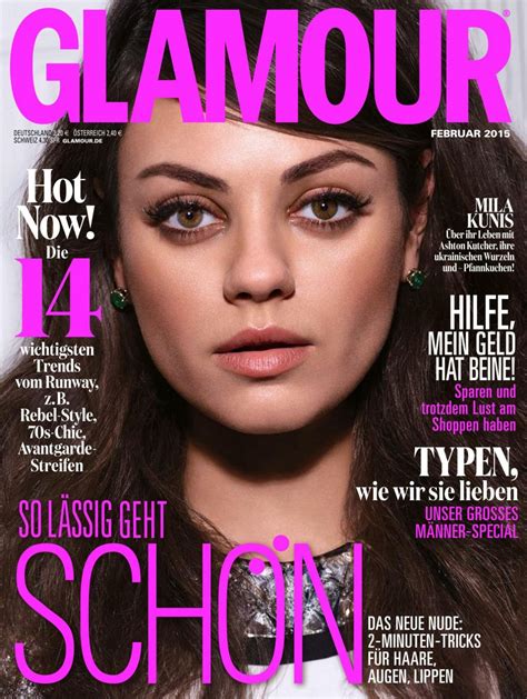 Mila Kunis Glamour Magazine Germany February 2015 Issue