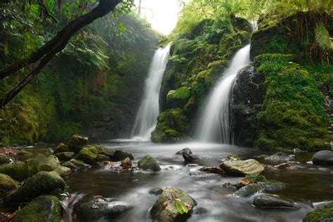 Waterfall Rocks Dartmoor United Kingdom England Dartmoor Great