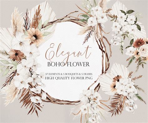 Boho Floral Frame Images Free Download On Freepik Ar