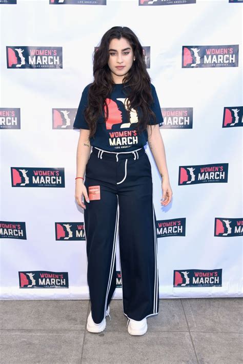 Lauren Jauregui Attends The 2019 Womens March Los Angeles